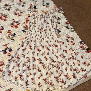 A cute white dress perfect for summer!